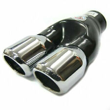 Twin Exhaust Tip Pipe For Skoda Octavia Roomster Superb Yeti Rapid Citigo picture