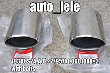 Honda S2000 AP1 AP2 Genuine muffler cutter, set of 2 with bolts 18310-S2A-A02 x2 picture