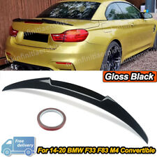 FOR BMW 428i 435i F33 F83 M4  Gloss Black HighKick M4 Style Rear Trunk Spoiler picture