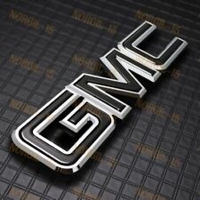 Front Grill Grille Emblem Badge Black For 08-10 GMC Sierra 1500 2500HD 3500HD picture