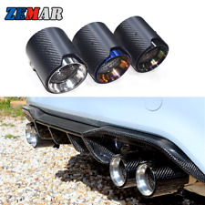 4pcs Carbon Fiber Exhaust Pipe Tail Muffler Tip For BMW F87 F80 F82 F83 M2 M3 M4 picture