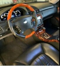 1998-2006 Mercedes S500 W220 CL65 AMG W215 Steering Wheel Chestnut Black Leather picture