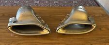 14-19 Mercedes W212 E400 E550 GLE400 Exhaust Muffler Tips Left and Right Set OEM picture