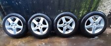 Enzo 14 inch 5 spoke alloy wheels Continental winter snow tyres good condition picture