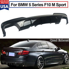M Performance Rear Diffuser For BMW 5Series F10 535i M-Sport /M5 2011-2016 Black picture