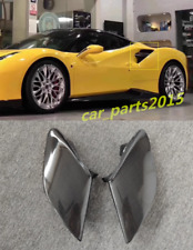 For Ferrari 488 GTB Spider 2016-17 Real Fiber Side Fender Air Vent Intake Covers picture