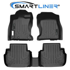 SMARTLINER 2 Row Floor Mat Liners For 2018-2023 Subaru Impreza/ Subaru Crosstek picture