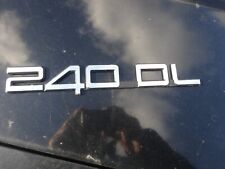 1986-1992 Volvo 240 DL Rear Trunk Lid Nameplate Emblem OEM picture