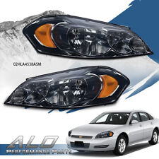 Fit For 06-13 Chevy Impala/06-07 Monte Carlo Amber Corner Smoke Lens Headlights picture