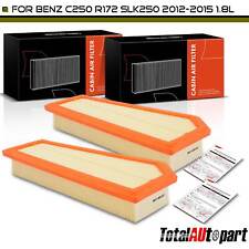 2pcs Engine Air Filter for Benz C204/W204/W205 C250 R172 SLK250 2012-2015 1.8L picture