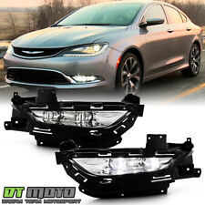 2015-2017 Chrysler 200 OE Style LED Bumper Fog Lights Driving Lamps w/ Switch picture
