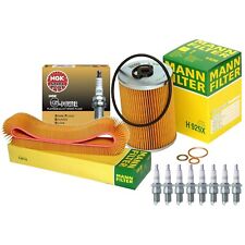 Mann Engine Air Filter Oil Filter & 8 NGK Spark Plugs Kit for Mercedes-Benz picture