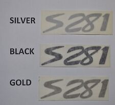 S281 silver black or gold SALEEN OEM DECALS nos picture