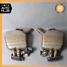 11-16 BMW F10 550i Exhaust Muffler Mufflers Tips Assembly Set of 2 OEM picture