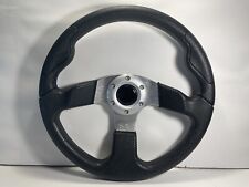 Golf Cat Steering Wheel Black Default w/ Aluminium Spokes 13 Inch (PF11663) picture