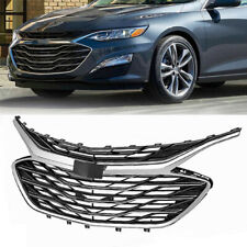 Fit For Chevrolet Malibu 2019 2020 Front Upper Grille Lower Grille Chrome 3PCS picture