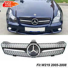 For W219 2006 2007 2008 Dia-monds Grille w/Chrome star CLS350 CLS550 CLS55 AMG picture