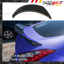 Fits for Nissan 370z 2009-2021 Stylish Matt Black Rear Trunk Spoiler Wing picture