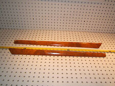 Mercedes 2002 CL600 W215 Rear Seat Side panel Long CHESTNUT wood OEM 2 Covers  picture