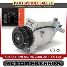 1x New AC Compressor w/ Clutch for Saturn Astra 2008-2009 L4 1.8L CVC 93168628 picture