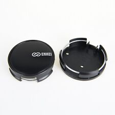 4 x 62 mm for Enkei Racing Black Silver Alloy Wheel Center Caps Rim Cap Hub Caps picture