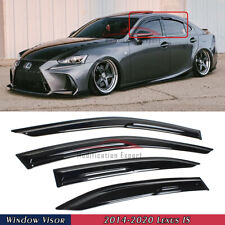 For 2014-2020 Lexus IS200t IS250 IS350 JDM Mugen Style Window Visors Rain Guards picture