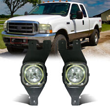 For 1999-2004 Ford F250 350 Excursion Bumper LED Fog Lights Driving Lamp picture