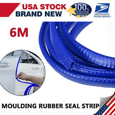 6M Car Edge Blue Trim Molding Rubber Seal Strip Protector For Subaru WRX picture