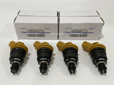 4 OEM NEW 550cc Yellow Side Feed Fuel Injector 16600-AA170 for STI WRX GC8 picture