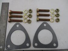 PORSCHE 924S 944 968 EXHAUST DOWN PIPE GASKET KIT WITH HARDWARE ALL NON TURBO   picture