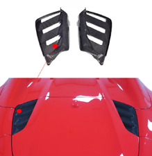 Real Carbon Fiber Rear Engine Air Intake Vent Cover  For Ferrari 488 GTB Spider picture