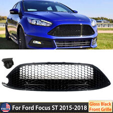 New For 2015-2018 Ford Focus ST Front Bumper Cover Honeycomb Grille F1EZ17B968BA picture