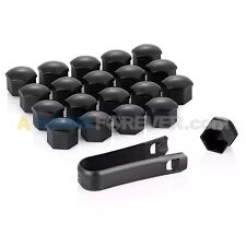 WHEEL LUG BOLT CAP COVERS SET 20x 17MM HEX SAAB 9-3 9-5 900 AUDI VW ASAABFOREVER picture