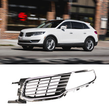 Left Side Front Bumper Fits for 2016-2018 Lincoln MKX Chrome Grille Insert NEW picture