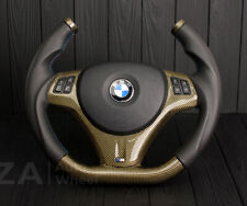 BMW Steering Wheel custom GOLDEN CARBON   E90 M3 E92 335d 135i 335is 335i picture
