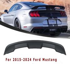 Rear Spoiler Wing For 2015-2024 Ford Mustang GT350 GT500 Rear Trunk Matte Black picture