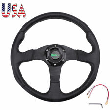 US STOCK Golf Cart Steering Wheel for Yamaha EZGO Club Car Black picture
