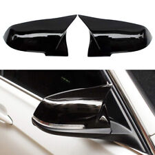 Pair Gloss Black M3 Style Mirror Cover Caps For BMW F20 F21 F30 F32 F36 M2 picture