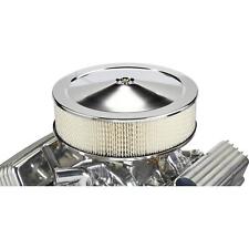 Chrome Deep Dish Performance Air Cleaner, 14 x 4 Inch, 4 Barrel Carb. picture