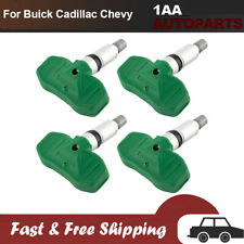 SET4x 15268606 Tire Pressure Sensor TPMS For GMC Cadillac CTS Buick Chevry Green picture
