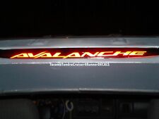 FITS Chevy Avalanche 3rd Brake Light Decal 2002 2003 picture