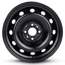 New Wheel For 2012-2019 Fiat 500 15 Inch Black Steel Rim picture