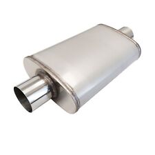 Exhaust Muffler Resonator 3 Center In / 3” Center Out Stainless Steel Exhaust picture