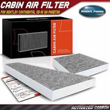 2x Activated Carbon Cabin Air Filter for Bentley Continental Volkswagen Phaeton picture