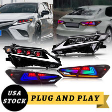 LED Headlights & Tail Lights For Toyota Camry 2018-2023 Demon Eyes Lexus Style picture