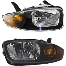 Halogen Headlight Set For 2003-2005 Chevy Cavalier Left & Right w/ Bulb(s) Pair picture