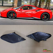 For Ferrari 488 GTB Spider Real Carbon Fiber Side Fender Air Vent Intake Cover picture