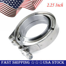 2.25inch Stainless Steel V-Band Clamp SS 304 M/F Flange Vband Exhaust Downpipe picture