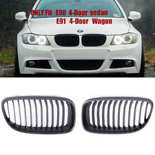 Matte Black Front Kidney Grill Grille For BMW E90 E91 328i 335i 4-Door 2009-2011 picture