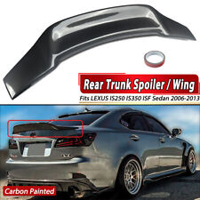 Carbon Painted R-Style Duckbill Rear Spoiler For LEXUS IS250 IS350 Sedan 2006-13 picture